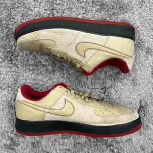 Nike Air Force 1 '07 Premium China Red Hemp Shoes 315180-222 Men 14 Sneakers